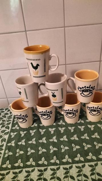8 Mokken Just Mugs England, nieuw Chocolade  beschikbaar voor biedingen