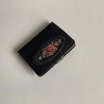 Vintage petit point lipstickhouder met spiegeltje, Ophalen of Verzenden