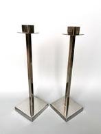 Set Jan des Bouvrie kandelaren kubistisch design kandelaar, Verzenden, Overige materialen, 25 tot 50 cm