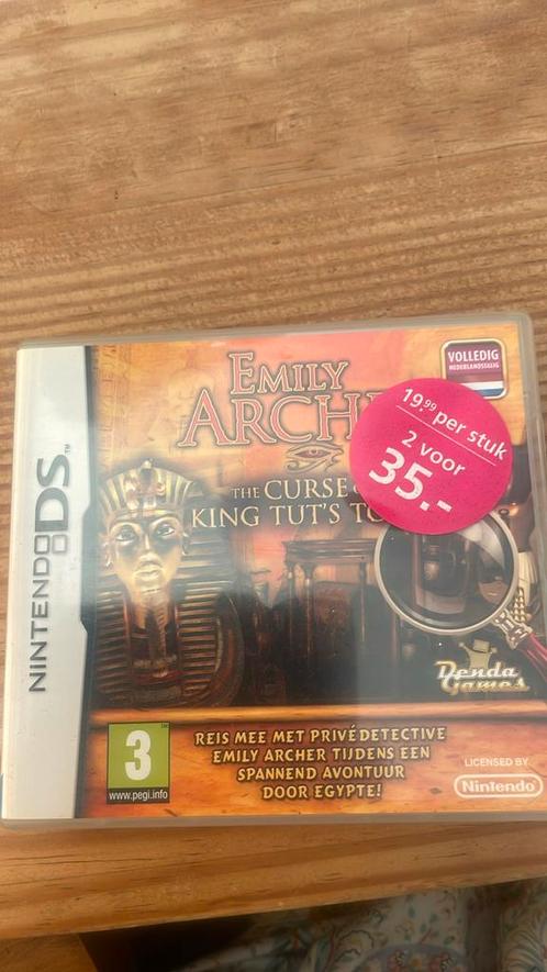 Nintendo DS Emely Archer Curse of King Tut’s Tomb, Spelcomputers en Games, Games | Nintendo DS, Zo goed als nieuw, 1 speler, Ophalen of Verzenden