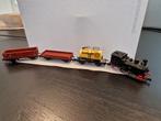 Lok 7 met 3 wagons Fleischmann piccolo, Hobby en Vrije tijd, Modeltreinen | N-Spoor, Gelijkstroom, Fleischmann, Ophalen of Verzenden