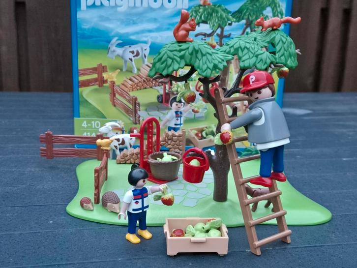 4146 Playmobil compactset Boomgaard appeloogst, Kinderen en Baby's, Speelgoed | Playmobil, Gebruikt, Complete set, Ophalen of Verzenden