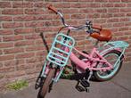 Supersuper Lola Kinderfiets 16 inch Meisjes Roze Turquoise, Fietsen en Brommers, Fietsen | Meisjes, Ophalen, Zo goed als nieuw