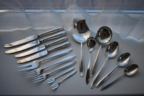 Van Kempen Begeer Keltum Dubbelpuntfilet cassette aanvulling, Huis en Inrichting, Keuken | Bestek, Gebruikt, Los bestek, Rvs of Chroom