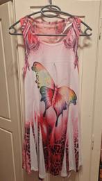 Mooie roze Jurk met vlinderprint maat 14, Ophalen of Verzenden, Zo goed als nieuw, Meisje, Jurk of Rok