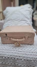 Oud brocante koffertje in pastel, Ophalen of Verzenden