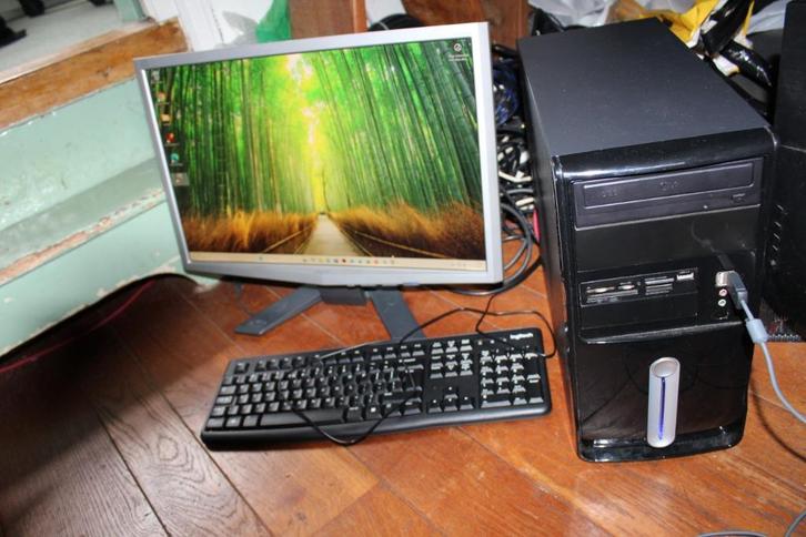 PC: Windows 11 + Office 365 + 2TB harddisk + gratis monitor, Computers en Software, Desktop Pc's, Gebruikt, 3 tot 4 Ghz, HDD, 8 GB