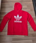 Adidas Hoodie Rood - Maat S Valt als M/L(Dames), Adidas, Ophalen of Verzenden, Zo goed als nieuw, Rood