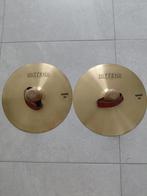 Vintage hand cimbalen – bekkens – orkestbekkens – piatti, Ophalen of Verzenden, Gebruikt, Melodische percussie