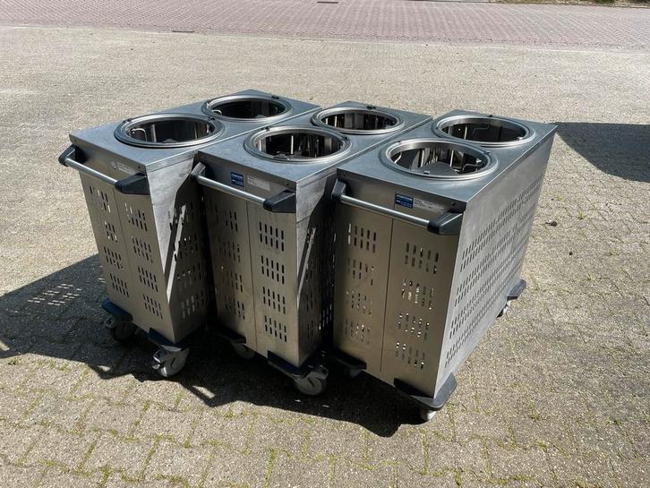 Rieber RRV-2 bordenkarren bordenstapelaar, Zakelijke goederen, Horeca | Keukenapparatuur, Transport en Opslag, Gebruikt, Ophalen of Verzenden