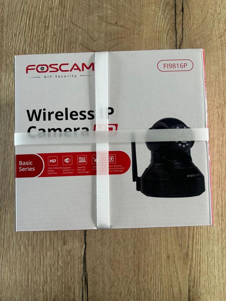 Foscam FI9816P Draadloze Camera - Nieuw in doos!, Audio, Tv en Foto, Videobewaking, Nieuw, Binnencamera, Ophalen of Verzenden