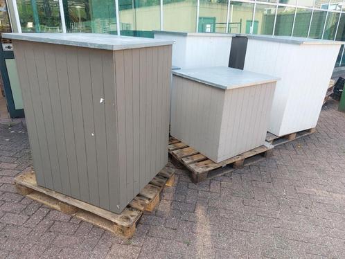 6 zuilen met zinken blad | alles samen € 40,-, Huis en Inrichting, Woonaccessoires | Zuilen en Pilaren, Gebruikt, Ophalen