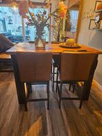 Nette eethoek/ bartafel, Huis en Inrichting, Tafels | Statafels, Ophalen, Zo goed als nieuw