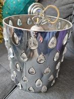Hanglamp Chrome met geslepen steentjes, Ophalen of Verzenden, Zo goed als nieuw, Minder dan 50 cm