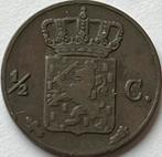 Halve cent 1843, Postzegels en Munten, Munten | Nederland, Ophalen of Verzenden, Koning Willem I, Overige waardes, Losse munt
