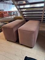 Hocker voetenbank roze set van 2 nieuw extra korting, Ophalen, Nieuw, Rechthoekig, 125 cm of meer
