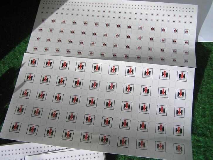 ih ihc international logo stickers, Hobby en Vrije tijd, Modelauto's | 1:32, Nieuw, Tractor of Landbouw, Overige merken, Ophalen of Verzenden