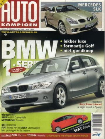 Autokampioen 7 2004 : Fiat Panda 4x4 - Mercedes Benz SLK beschikbaar voor biedingen