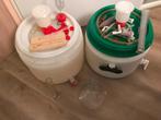Wijn Bier vaten 25 liter met kraan watersloten kurken, Ophalen of Verzenden, Zo goed als nieuw