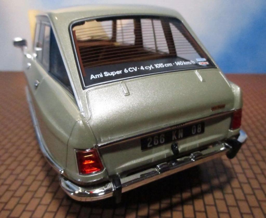 NOREV 1/18 Citroën Ami 8 Super Beige 1973 - Édition Limitée 300 Pcs