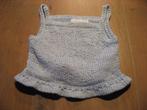 schattig blauw Mexx gehaakt hesje / hemdje / topje, maat 68, Mexx, Zo goed als nieuw, Truitje of Vestje, Verzenden
