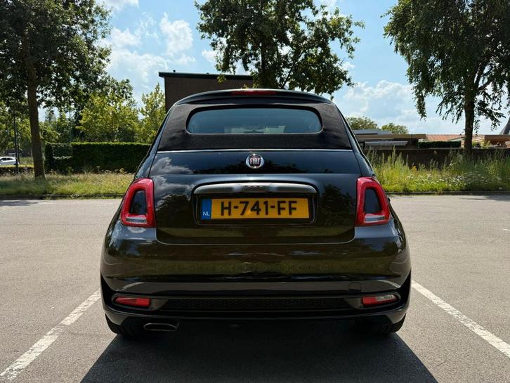 Fiat 500C 0.9 85pk Turbo Twinair 2017 Zwart, Auto's, Fiat, Particulier, 500C, ABS, Airbags, Airconditioning, Bluetooth, Boordcomputer