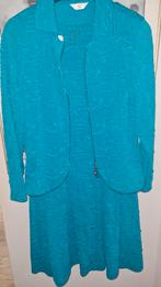ZGAN 2delig stretchy turquoise set TIA 44, Verzenden, Zo goed als nieuw, Maat 42/44 (L), Blauw