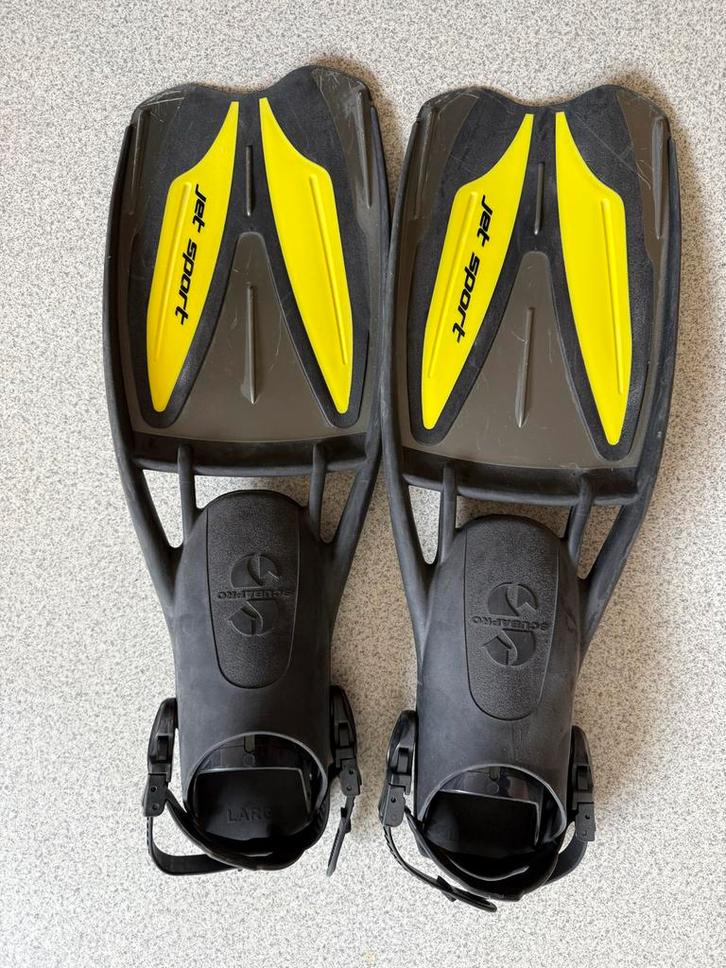 Scubapro Jetpro Vinnen - Maat Large, Watersport en Boten, Duiken, Gebruikt, Zwem- of Duikvliezen, Ophalen of Verzenden