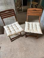 Balkon stoelen met kussens, Tuin en Terras, Ophalen, Nieuw