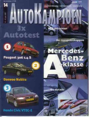 Autokampioen 14 1997 : BMW Z3 - Peugeot 306 1.4S - Mini MK7 beschikbaar voor biedingen