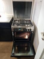 Indesit Gasfornuis 4 gaspitten met oven - Werkt Perfect!, Witgoed en Apparatuur, Fornuizen, Gebruikt, Gas, 85 tot 90 cm, 4 kookzones