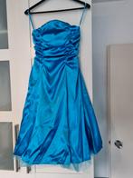 Gala jurk, Kleding | Dames, Gelegenheidskleding, Blauw, Ophalen of Verzenden, Galajurk, Zo goed als nieuw