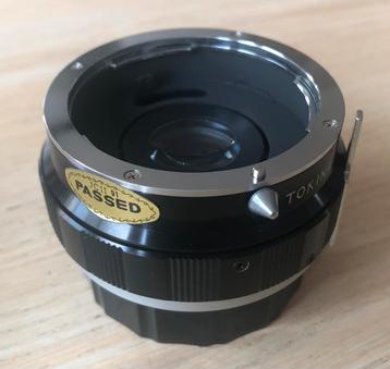 Tokina auto 2x converter als nieuw