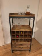 Stijlvol wijnrek / wijnkastje met lades, Huis en Inrichting, Ophalen, Minder dan 50 cm, 100 tot 150 cm, Zo goed als nieuw