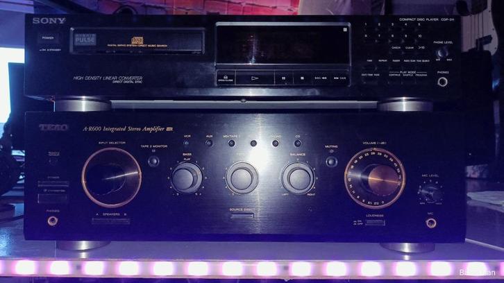 Combi-Kerst-Deal, versterker, cd speler en speakers, Audio, Tv en Foto, Versterkers en Receivers, Gebruikt, Stereo, 60 tot 120 watt