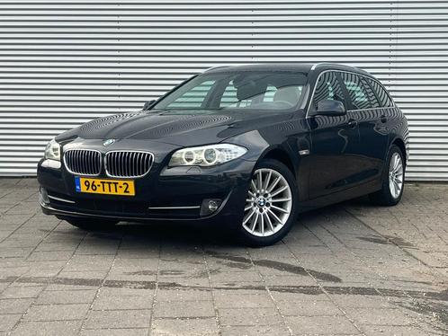 BMW 5-Serie 520I 135KW Touring Aut8 2012 Grijs, Auto's, BMW, Bedrijf, 5-Serie, Benzine, B, Stationwagon, Automaat, Origineel Nederlands