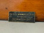 Flygt pompen Rotterdam industrieel machine type plaatje, Ophalen of Verzenden