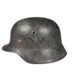 Wo2 Duitse M40 helm 'Rautarn' camouflage, Verzamelen, 2288CL, Info@dbmmilitaria.nl, Ophalen of Verzenden, Duitsland