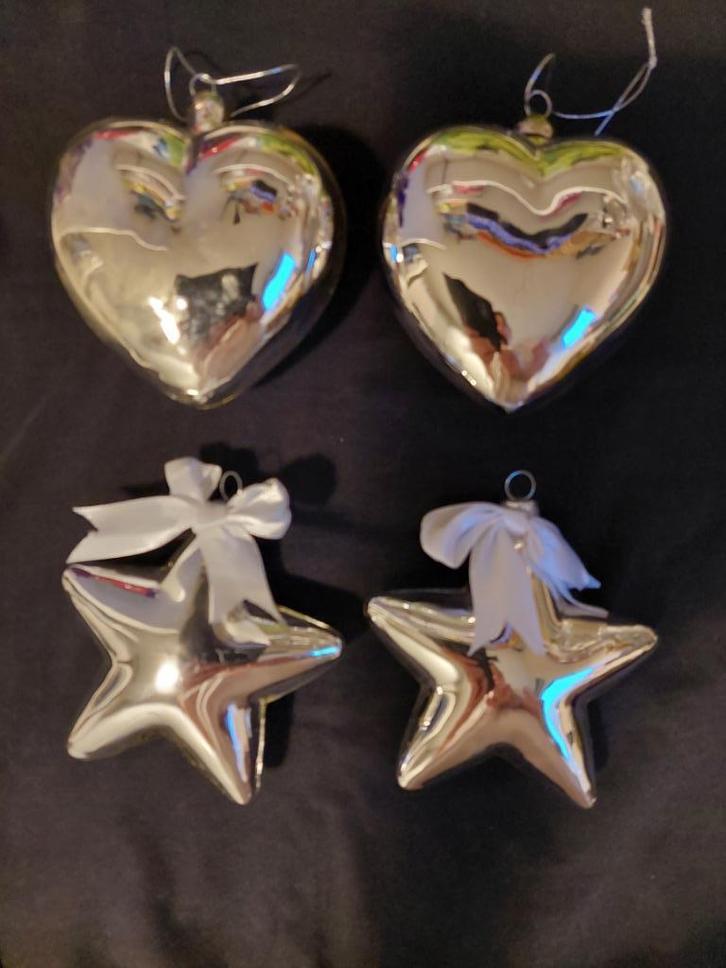 4 grote Kerstboom hangers - ornamenten, Diversen, Kerst, Zo goed als nieuw, Ophalen of Verzenden