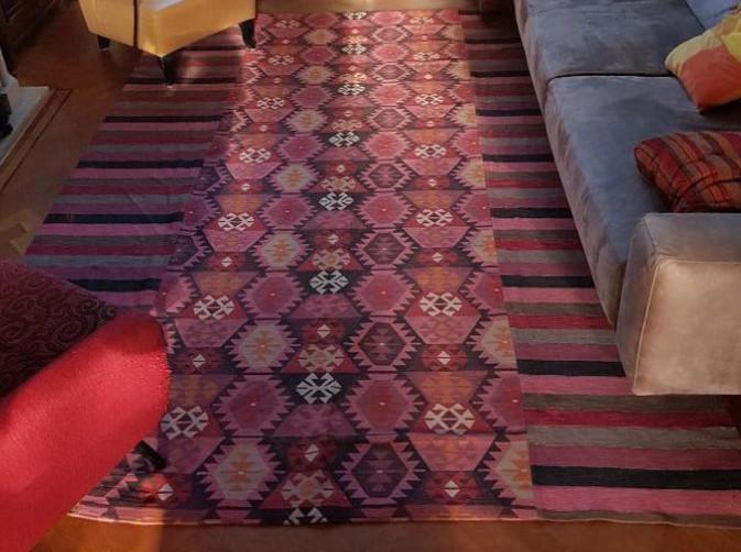 groot vloerkleed perzisch kelim 220 x 300, Huis en Inrichting, Stoffering | Tapijten en Kleden, 200 cm of meer, 200 cm of meer