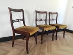 Eetkamerstoelen - set van 6, Huis en Inrichting, Stoelen, Ophalen, Gebruikt, Bruin, Vijf, Zes of meer stoelen
