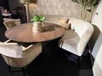 Eetbank Richard + 3 Stoelen Ties, Ophalen, Overige kleuren, Dommelstraat 60, Oss, Info@dimondi.nl