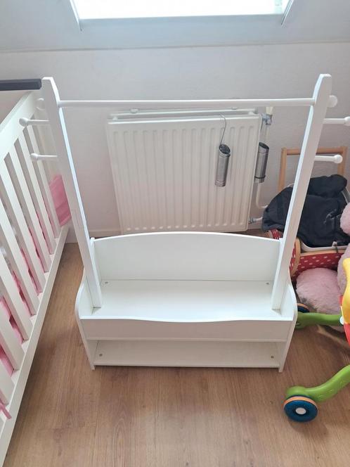 Kledingrek kinderkamer montessori wit, Kinderen en Baby's, Kinderkamer | Overige Meubels, Zo goed als nieuw, Overige typen, Ophalen