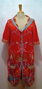 Rood katoenen print vest van Ivko! L, Kleding | Dames, Truien en Vesten, Verzenden, Zo goed als nieuw, Maat 42/44 (L), Overige kleuren
