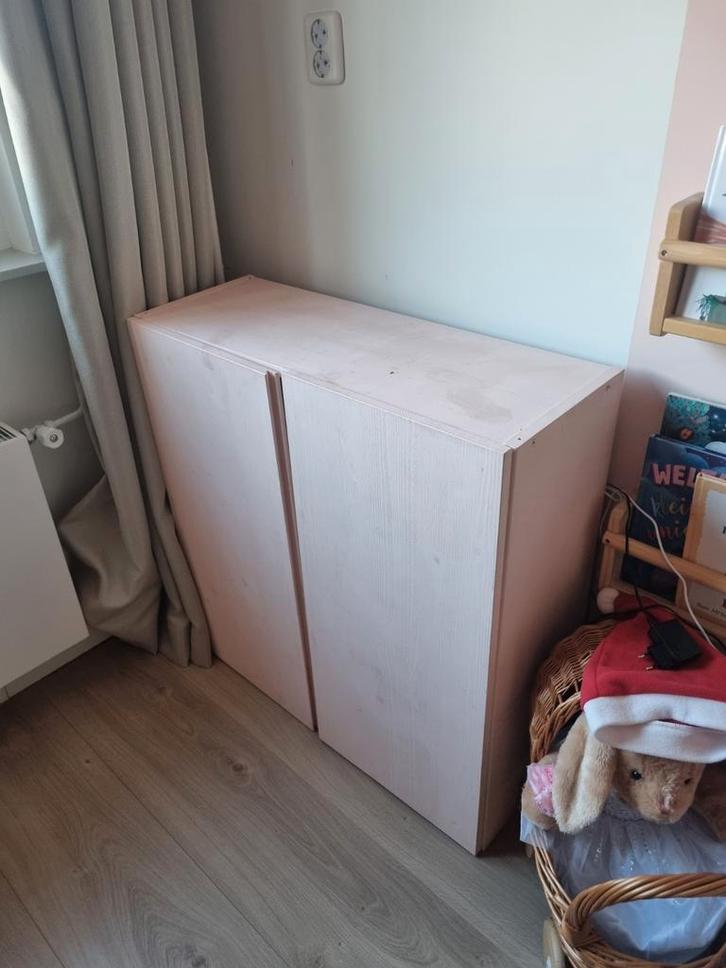 Ikea Ivar kast - zacht roze geverfd, Huis en Inrichting, Kasten | Boekenkasten, Ophalen