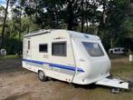 Hobby 30 de luxe easy 2005 mover/voortent + luifel/zakluifel, Hobby, Luifel, Treinzit, Dwarsbed