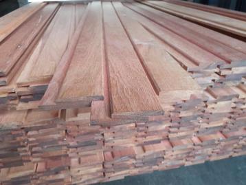 Aanbieding Massaranduba 18mm gevelbekleding  - 245 cm lengte beschikbaar voor biedingen