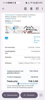 Stay Hostel Bangkok Thailand 9feb-13feb, Ophalen of Verzenden, Regenjas