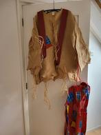 Carnavals zwerver pak met hoed, Ophalen, Gedragen