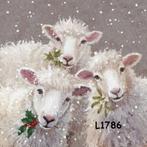 Servetten decoupage/bullet journal – schapen L1786, Hobby en Vrije tijd, Knutselen, Verzenden, Nieuw, Materiaal